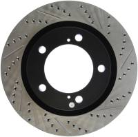 Stoptech - Stoptech 127.44156L StopTech 07-09 Toyota Tundra / 08-09 Toyota Sequoia Front Left Slotted & Drilled Rotor - Image 2