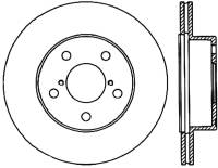 Stoptech - Stoptech 127.47023L StopTech 05-07 Subaru Impreza WRX/STi Slotted & Drilled Left Rear Rotor - Image 2