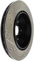 Stoptech - Stoptech 127.47030L StopTech 08+ Subaru STI (Will Not Fit 05-07) Slotted & Drilled Sport Brake Rotor - Image 3