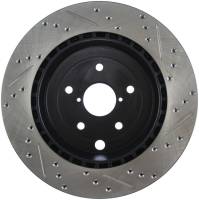 Stoptech - Stoptech 127.47030R StopTech 08+ Subaru STI (Will Not Fit 05-07) Slotted & Drilled Sport Brake Rotor - Image 4