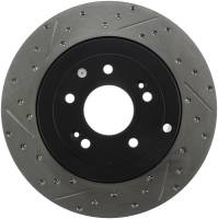 Stoptech - Stoptech 127.51035R StopTech 10 Hyundai Genesis Coupe w/ Factory Brembo Slotted & Drilled Right Rear Rotor - Image 2