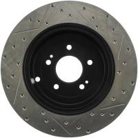 Stoptech - Stoptech 127.51035R StopTech 10 Hyundai Genesis Coupe w/ Factory Brembo Slotted & Drilled Right Rear Rotor - Image 3