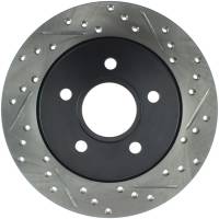 Stoptech - Stoptech 127.61099L StopTech 12-15 Ford Focus w/ Rear Disc Brakes Rear Left Slotted & Drilled Rotor - Image 2