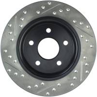 Stoptech - Stoptech 127.61099L StopTech 12-15 Ford Focus w/ Rear Disc Brakes Rear Left Slotted & Drilled Rotor - Image 3