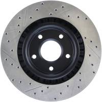 Stoptech - Stoptech 127.62085L StopTech Power Slot 05-07 Cadillac XLR / 06-09 Chevy Corvette Front Left Drilled & Slotted Rotors - Image 3