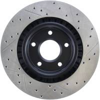 Stoptech - Stoptech 127.62085R StopTech Power Slot 05-07 Cadillac XLR / 06-09 Chevy Corvette Front Right Drilled & Slotted Rotors - Image 3