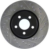 Stoptech - Stoptech 127.63053L StopTech 03-09 Chrysler PT Cruiser Tur / 03-05 Dodge Neon SRT-4 Front Left Slotted & Drilled Rotor - Image 2
