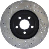 Stoptech - Stoptech 127.63053L StopTech 03-09 Chrysler PT Cruiser Tur / 03-05 Dodge Neon SRT-4 Front Left Slotted & Drilled Rotor - Image 3