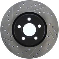 Stoptech - Stoptech 127.63053R StopTech 03-09 Chrysler PT Cruiser Tur / 03-05 Dodge Neon SRT-4 Front Right Slotted & Drilled Rotor - Image 2