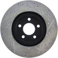 Stoptech - Stoptech 127.63053R StopTech 03-09 Chrysler PT Cruiser Tur / 03-05 Dodge Neon SRT-4 Front Right Slotted & Drilled Rotor - Image 3