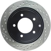 Stoptech - Stoptech 127.63069R StopTech Slotted & Drilled Sport Brake Rotor - Image 1