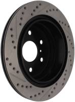 Stoptech - Stoptech 127.66065L StopTech 07-10 GMC Sierra (w/ Rear Drum) / 07-09 GMC Yukon Rear Left Slotted & Drilled Rotor - Image 2
