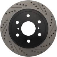 Stoptech - Stoptech 127.66065R StopTech 05-10 GMC Sierra (w/ Rear Drum) / 07-09 GMC Yukon Rear Right Slotted & Drilled Rotor - Image 2