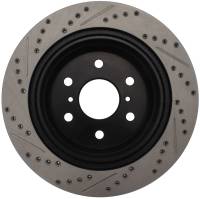 Stoptech - Stoptech 127.66065R StopTech 05-10 GMC Sierra (w/ Rear Drum) / 07-09 GMC Yukon Rear Right Slotted & Drilled Rotor - Image 4