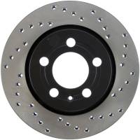 Stoptech - Stoptech 128.33069L StopTech 03-05 VW Golf GTi (vented rear discs) Drilled Left Rear Rotor - Image 1