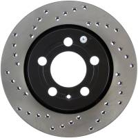 Stoptech - Stoptech 128.33069R StopTech 03-05 VW Golf GTi (vented rear discs) Drilled Right Rear Rotor - Image 2