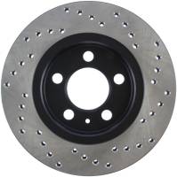Stoptech - Stoptech 128.33069R StopTech 03-05 VW Golf GTi (vented rear discs) Drilled Right Rear Rotor - Image 3