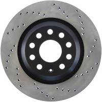 Stoptech - Stoptech 128.33113L StopTech 09-13 VW CC 3.6L VR6 / 08-09 & 12 Golf R/Golf R32 Drilled Left Rear Rotor - Image 1