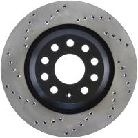 Stoptech - Stoptech 128.33113R StopTech 09-13 VW CC 3.6L VR6 / 08-09 & 12 Golf R/Golf R32 Drilled Right Rear Rotor - Image 1