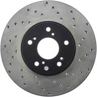 Stoptech - Stoptech 128.40046L StopTech 99-08 Acura TL (STD Caliber) / 01-03 CL / 04-09 TSX Cross Drilled Left Front Rotor - Image 2