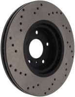 Stoptech - Stoptech 128.42080R StopTech 08-09 Infiniti EX35 / 05-08 G35 / 09 G37 / 06-09 M35/M45 Drilled Right Front Rotor - Image 1