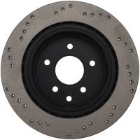 Stoptech - Stoptech 128.42088R StopTech 08-09 Infiniti EX35 / 05-08 G35 / 09 G37 / 06-09 M35/M45 Drilled Right Rear Rotor - Image 4
