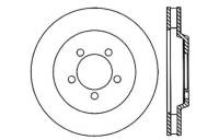 Stoptech - Stoptech 128.61086L StopTech Power Slot 05-10 Mustang GT V8-4.6L Front Left Drilled Rotor - Image 1