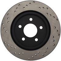 Stoptech - Stoptech 128.61087L StopTech 05-10 Ford Mustang V6/4.0L / GT V8/4.6L Cross Drilled Left Rear Rotor - Image 2