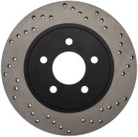 Stoptech - Stoptech 128.61087L StopTech 05-10 Ford Mustang V6/4.0L / GT V8/4.6L Cross Drilled Left Rear Rotor - Image 4