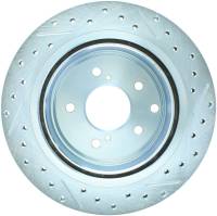 Stoptech - Stoptech 227.42047R StopTech 89-96 Nissan 300ZX Select Sport Slotted & Drilled Right Rear Brake Rotor - Image 2