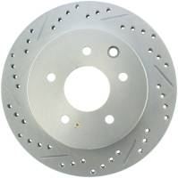 Stoptech - Stoptech 227.42077R StopTech Select Sport Nissan Slotted and Drilled Right Rear Rotor - Image 2