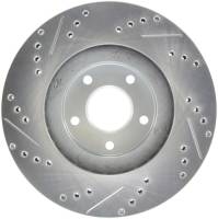 Stoptech - Stoptech 227.42080L StopTech Select Sport Select Sport Nissan Slotted and Drilled Left Front Rotor - Image 3