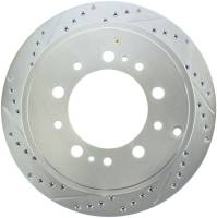 Stoptech - Stoptech 227.44157R StopTech Select Sport 13-17 Toyota Land Cruiser Drilled / Slotted Rear Passenger-Side Brake Rotor - Image 2