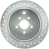 Stoptech - Stoptech 227.47029R StopTech Select Sport 09-13 Subaru Forester Slotted and Drilled Right Rear Rotor - Image 3