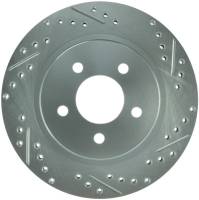 Stoptech - Stoptech 227.61087L StopTech Select Sport 05-10 Ford Mustang GT Slotted and Drilled Rear Left Rotor - Image 2