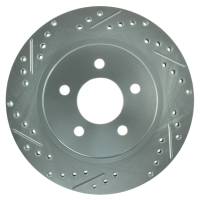 Stoptech - Stoptech 227.61087R StopTech Select Sport 05-10 Ford Mustang GT Slotted and Drilled Rear Right Rotor - Image 2