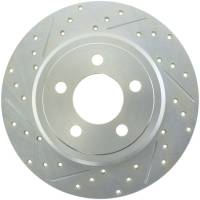 Stoptech - Stoptech 227.63060R StopTech Select Sport 06-15 Dodge Charger/ 05-15 Chrysler 300 Slotted/Drilled Right Rear Brake Rotor - Image 1