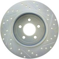 Stoptech - Stoptech 227.63060R StopTech Select Sport 06-15 Dodge Charger/ 05-15 Chrysler 300 Slotted/Drilled Right Rear Brake Rotor - Image 3