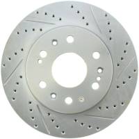 Stoptech - Stoptech 227.66057L StopTech Select Sport 07-11 GM Silverado 1500 Slotted and Drilled Left Front Rotor - Image 2