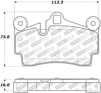 Stoptech - Stoptech 308.09780 StopTech Street Touring Brake Pads - Image 1
