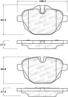 Stoptech - Stoptech 308.14730 StopTech Street Brake Pads - Rear - Image 1