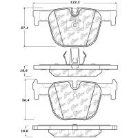 Stoptech - Stoptech 308.16100 StopTech Street Touring Brake Pads - Image 1