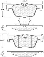 Stoptech - Stoptech 309.16130 StopTech Performance Brake Pads - Image 4