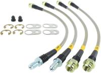 Stoptech - Stoptech 950.46509 StopTech 08-10 Mitsubishi Lancer Ralliart Stainless Steel Rear Brake Lines - Image 1