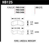 Hawk Performance - Hawk Performance kHB125F.650 Hawk HPS Street Brake Pads - Image 3