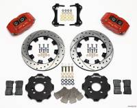 Wilwood - Wilwood 140-8528-DR Wilwood Dynapro Radial Front Kit 12.19in Drilled Red Mini Cooper - Image 2