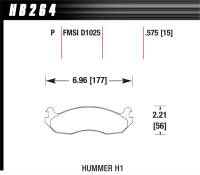 Hawk Performance - Hawk Performance kHB264P.575 Hawk Super Duty Street Brake Pads - Image 1