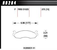 Hawk Performance - Hawk Performance kHB264P.575 Hawk Super Duty Street Brake Pads - Image 3