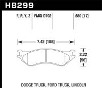 Hawk Performance - Hawk Performance kHB299F.650 Hawk HPS Street Brake Pads - Image 2