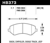 Hawk Performance - Hawk Performance kHB373F.689 Hawk HPS Street Brake Pads - Image 3